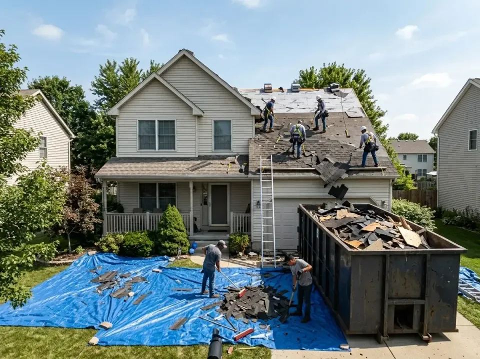 roof-replacement-debris-remova-004 — frequently asked questions, Cheapest Dumpster Rentals in East Brewton, AL